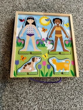 Melissa & Doug Wooden Dress-Up Puzzle